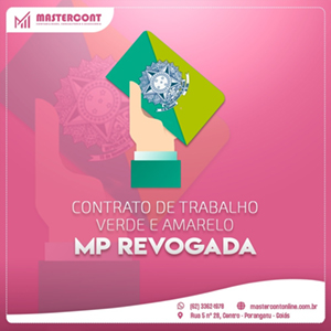 Contrato de trabalho verde e amarelo MP revogada